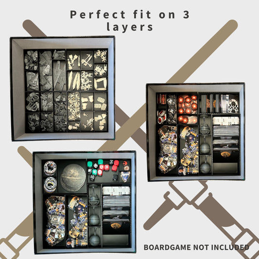 Star Wars Rebellion Inlay - Boardgame Organizer