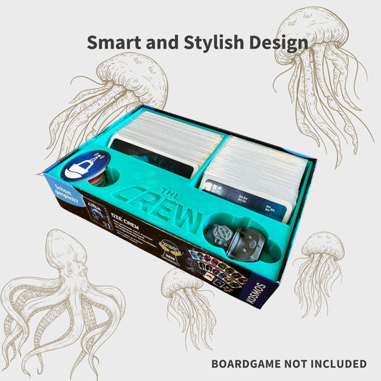 The Crew: Mission Deep Sea Inlay - Board Game Organizer 3D Printed