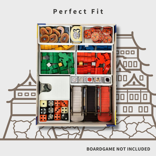 The White Castle Inlay - Boardgame Organizer