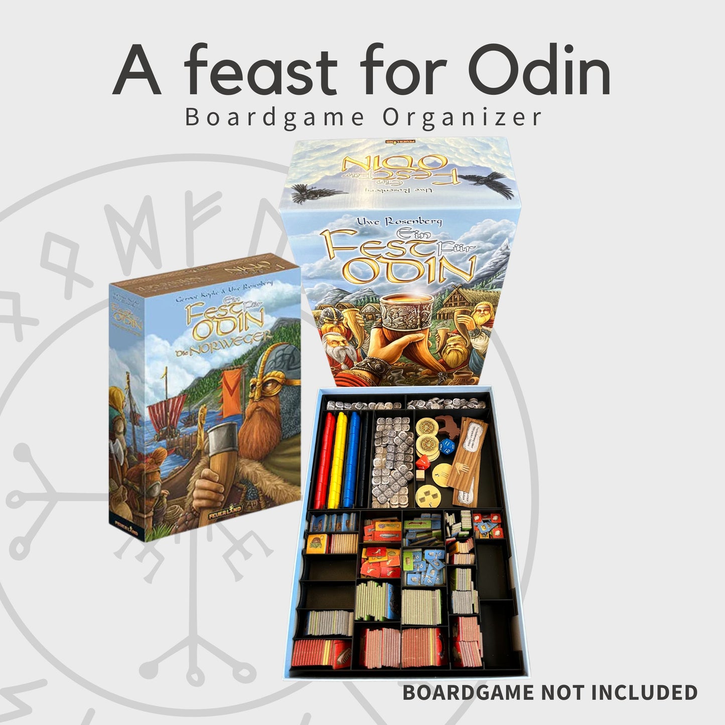 Ein Fest für Odin Inlay - Brettspiel Organizer