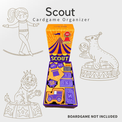 Scout Inlay - Boardgame Organizer