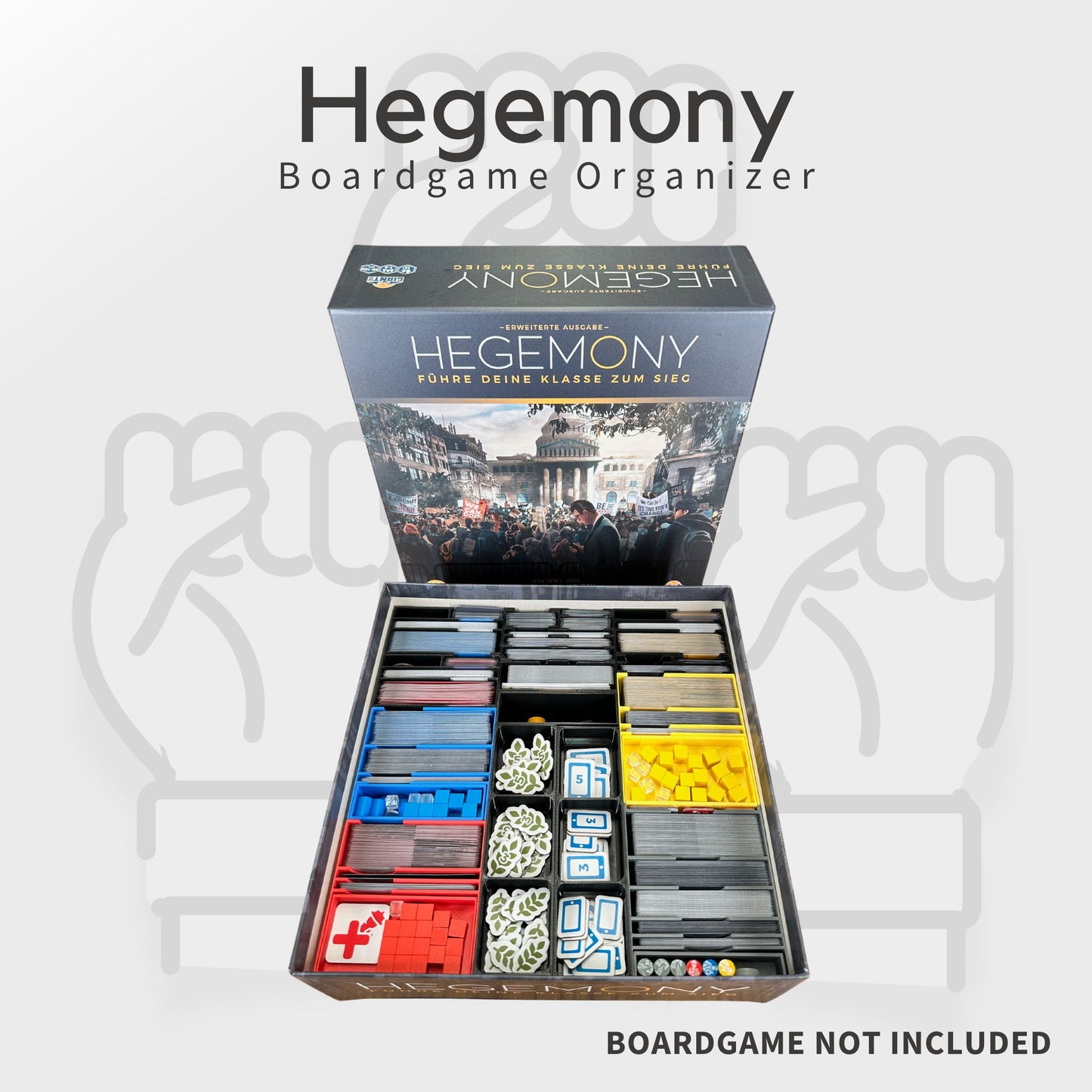 Hegemony Inlay - All In Boardgame Organizer (Extended Edition & Historical Events)
