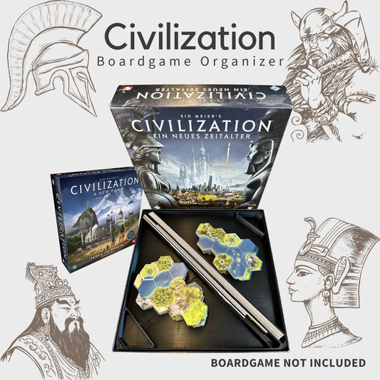 Civilization ein neues Zeitalter Inlay - inklusive Terra Incognita Erweiterung