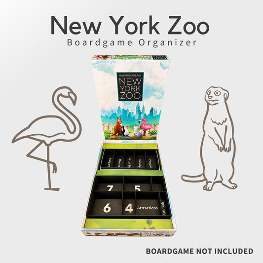 New York Zoo Inlay - Brettspiel Organizer