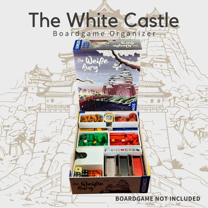 The White Castle Inlay - Boardgame Organizer