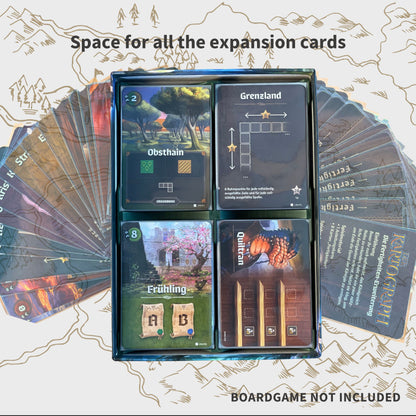 Cartographers/Heroes Design Inlay - Boardgame Organizer