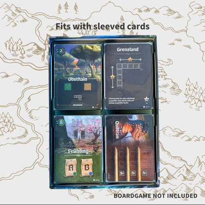 Cartographers/Heroes Design Inlay - Boardgame Organizer