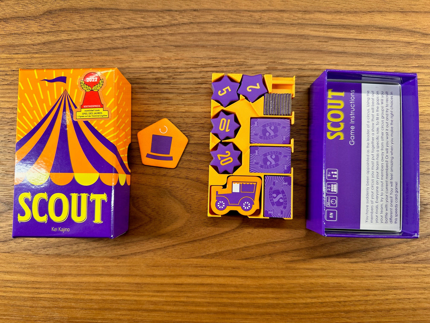 Scout Inlay - Boardgame Organizer